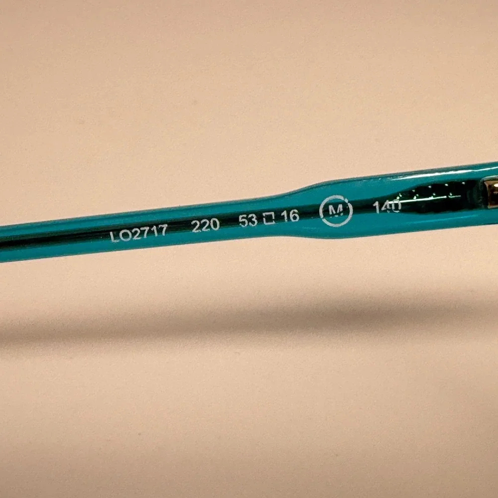 Longchamp LO2717 220 Eyeglasses Tortoise‎ Teal Cat Eye Frames 53-16-140 Womens